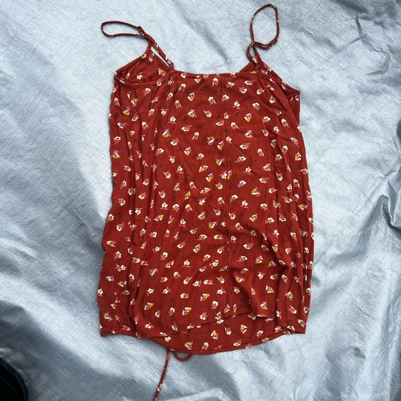 Billabong Rust Floral Mini Dress - Picture 2 of 3